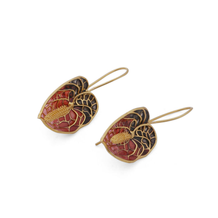 Anthurium Drop Earrings