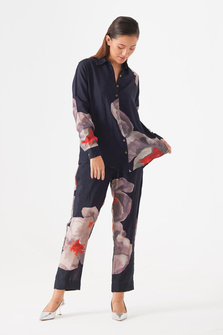 AZU Co-Ord Set, two piece set, front detail