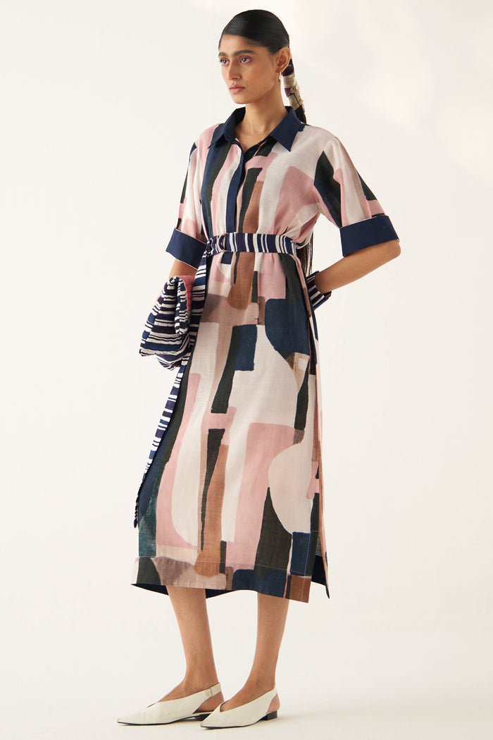 Arisa Straight Fit Tunic, womens' midi shirt dress, side pocket