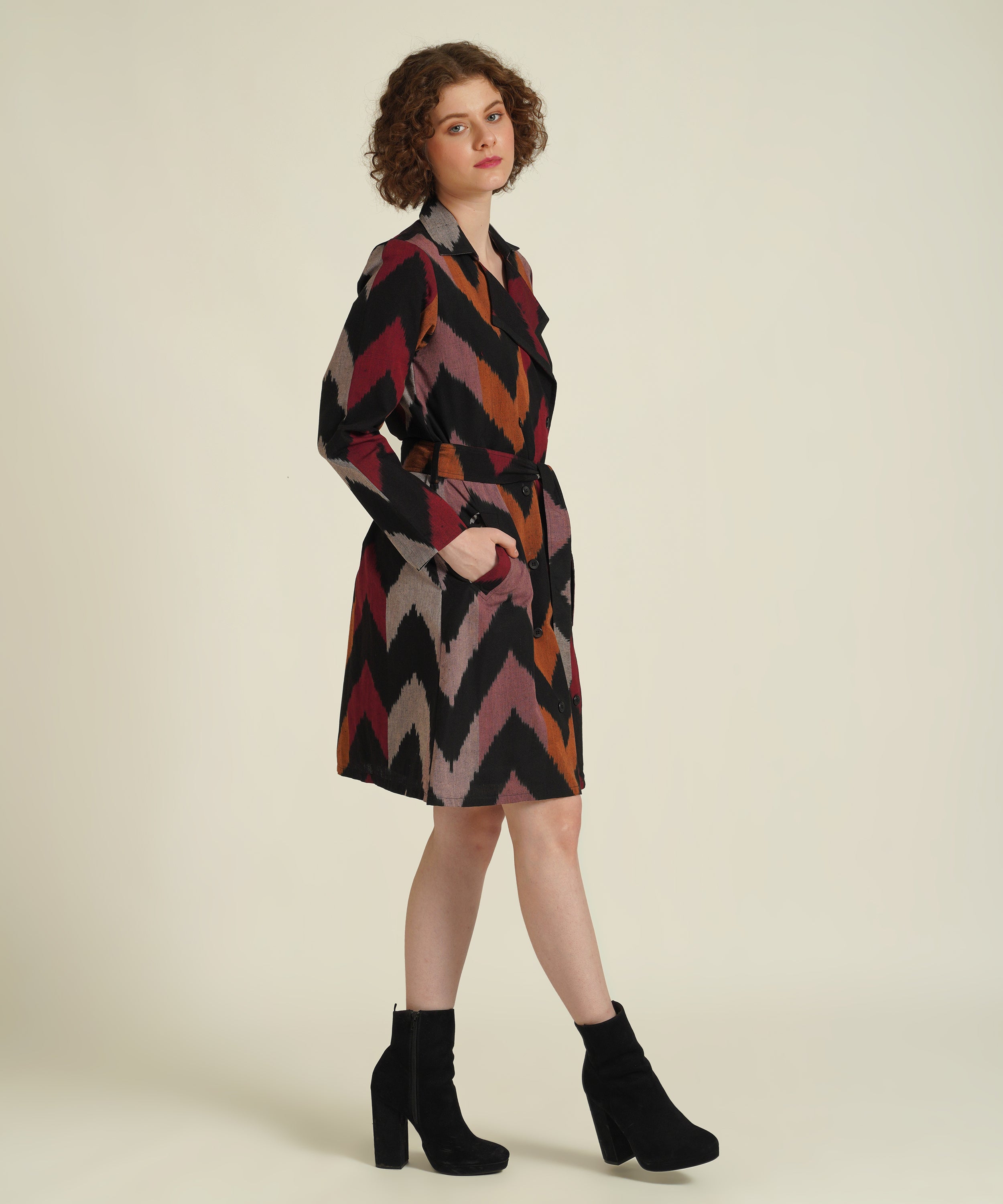 Royale XXXIV Trench Dress