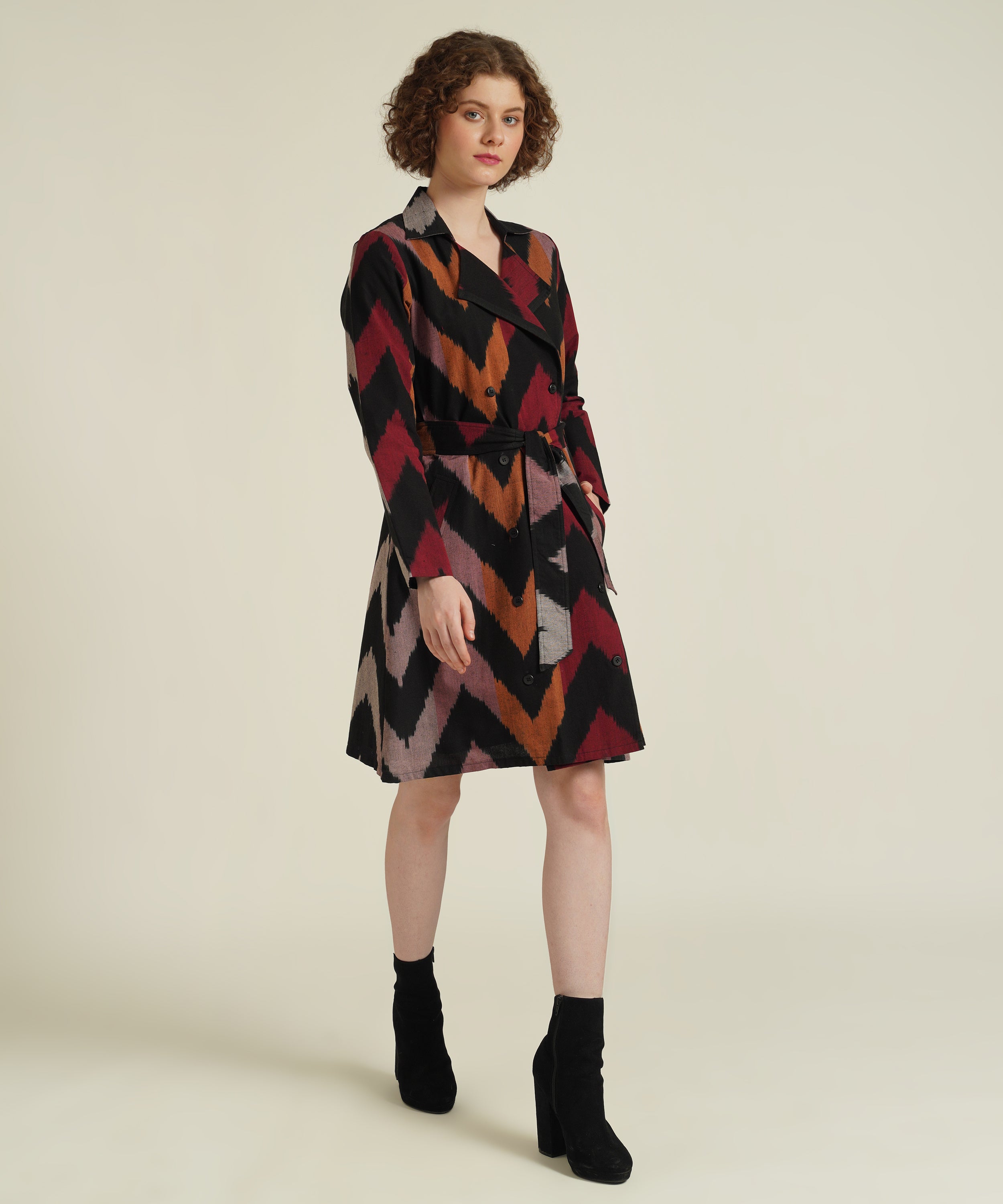 Royale XXXIV Trench Dress