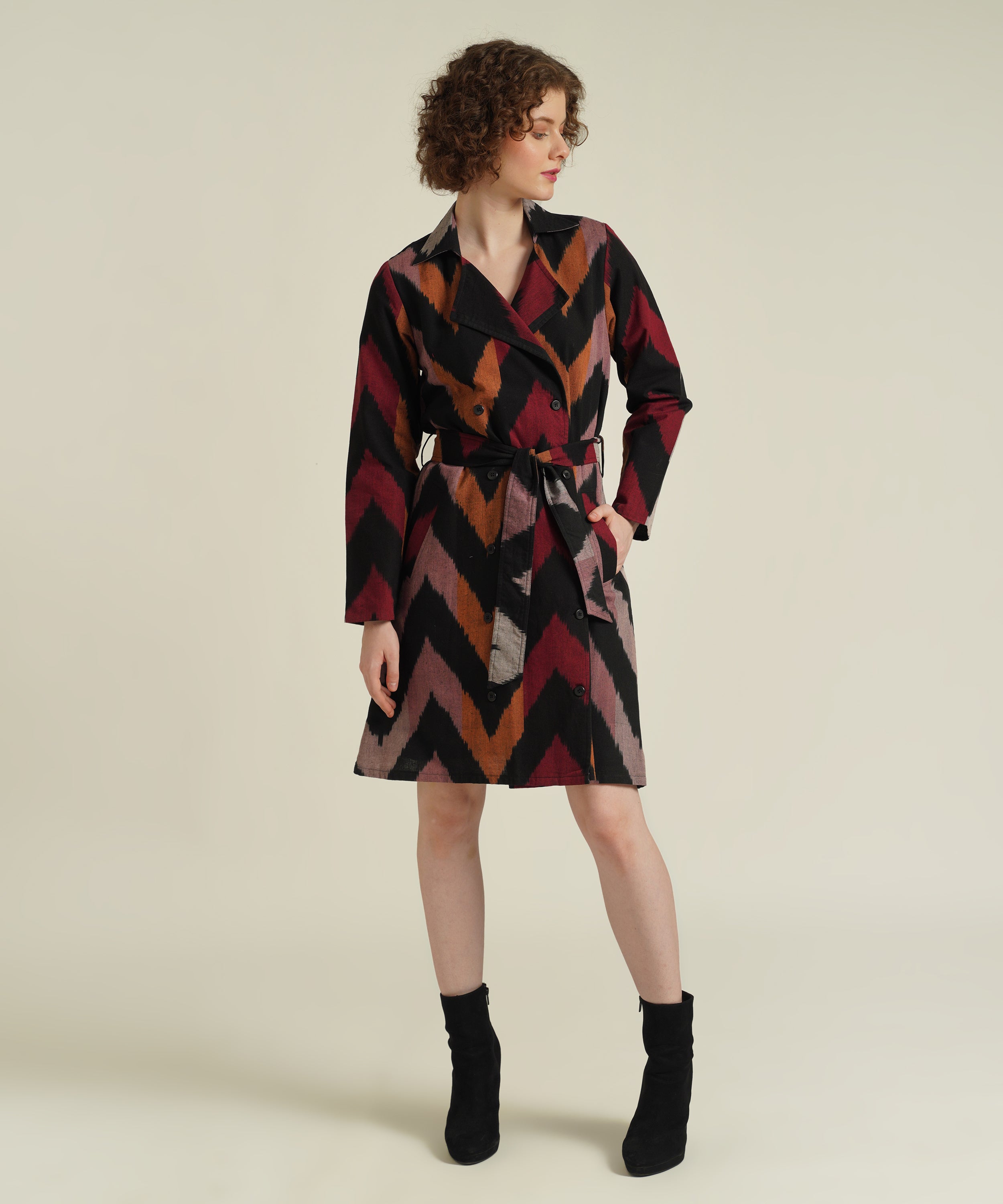 Royale XXXIV Trench Dress