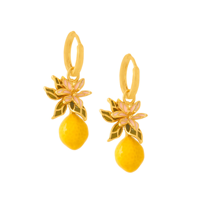 Lemon Blossom Earrings_Front