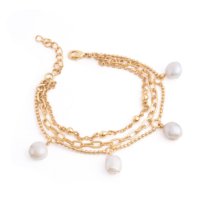 Multi Layer Pearl Bracelet