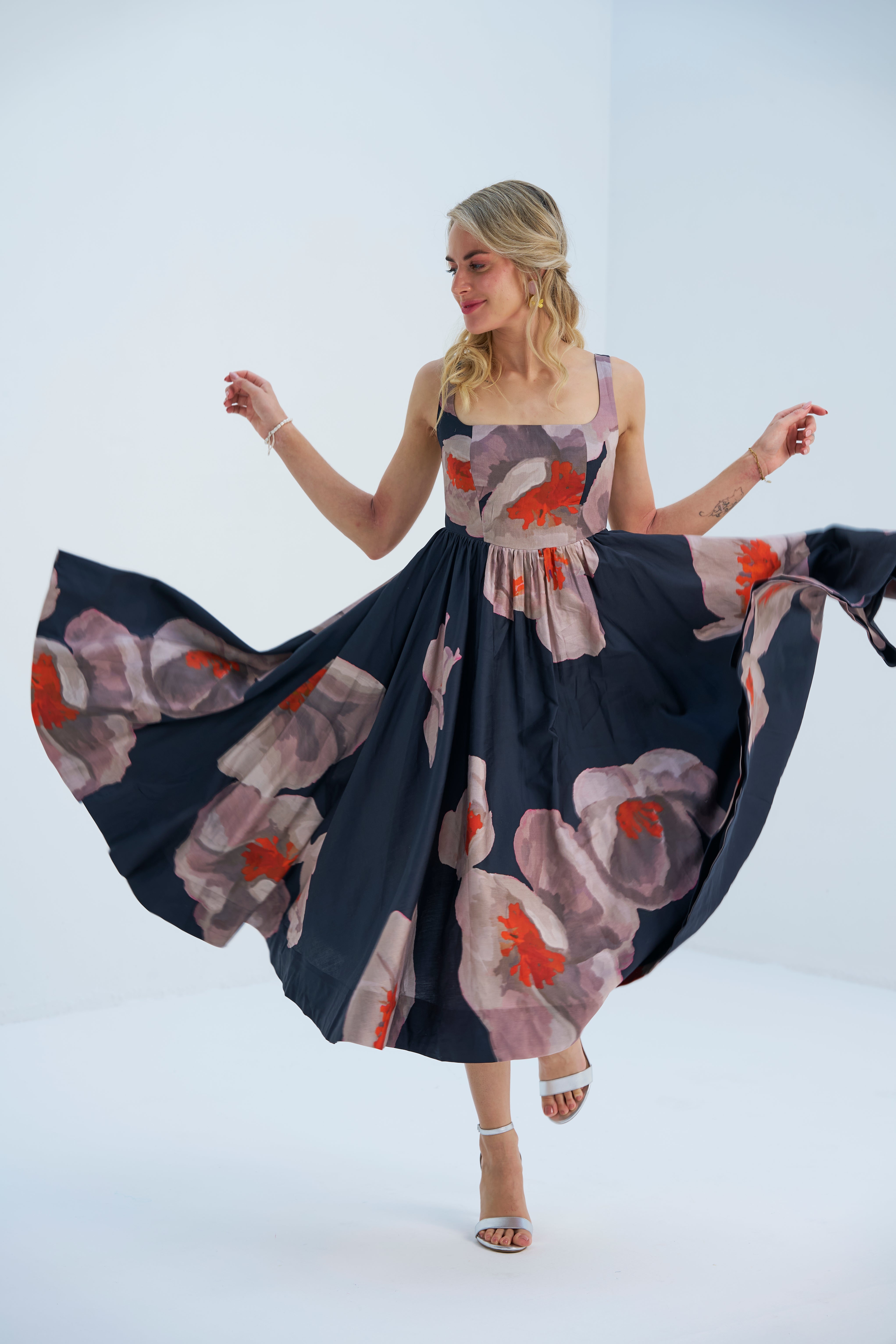 AZU MIDI DRESS FOR WOMEN