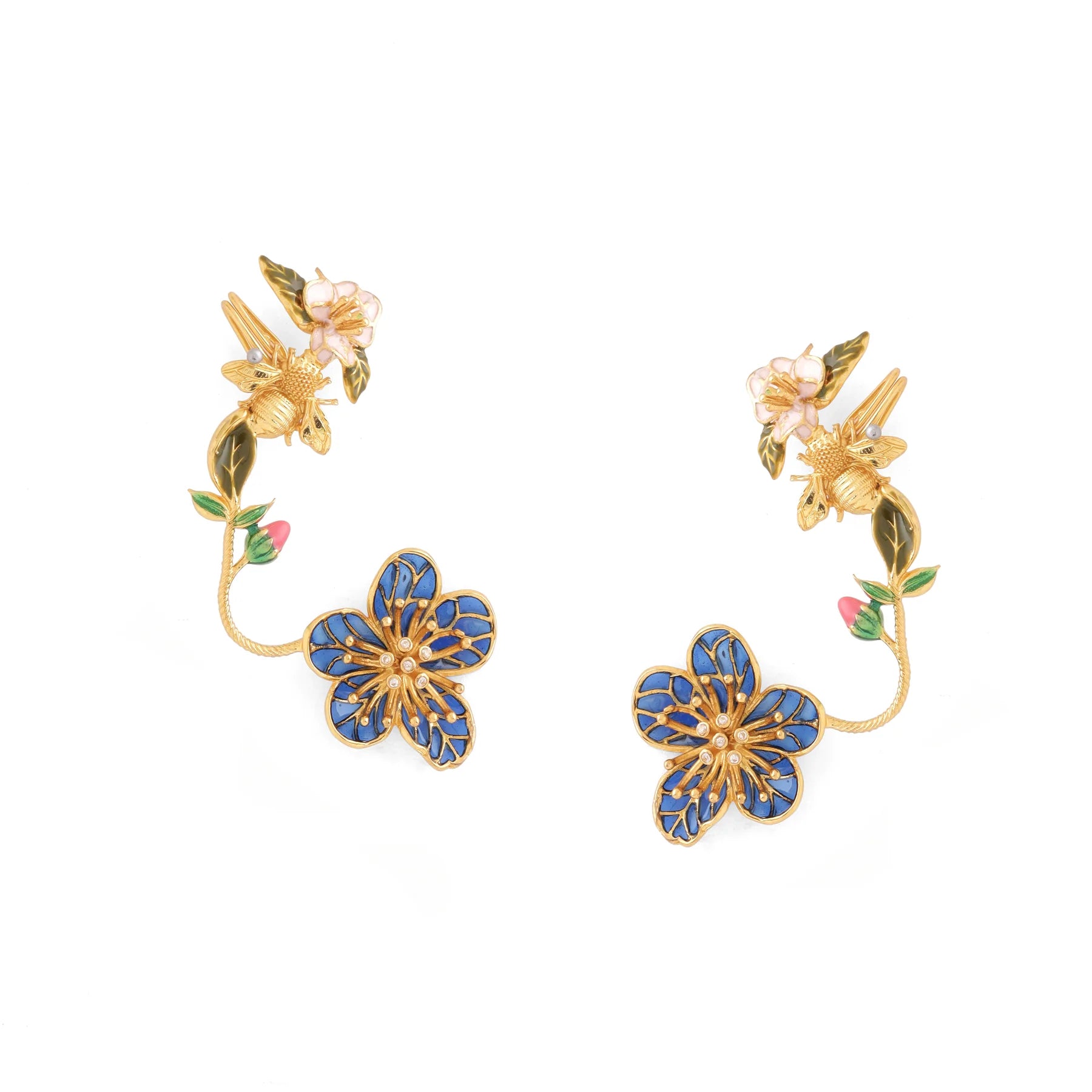 Wildflower Blossom Ear Cuff