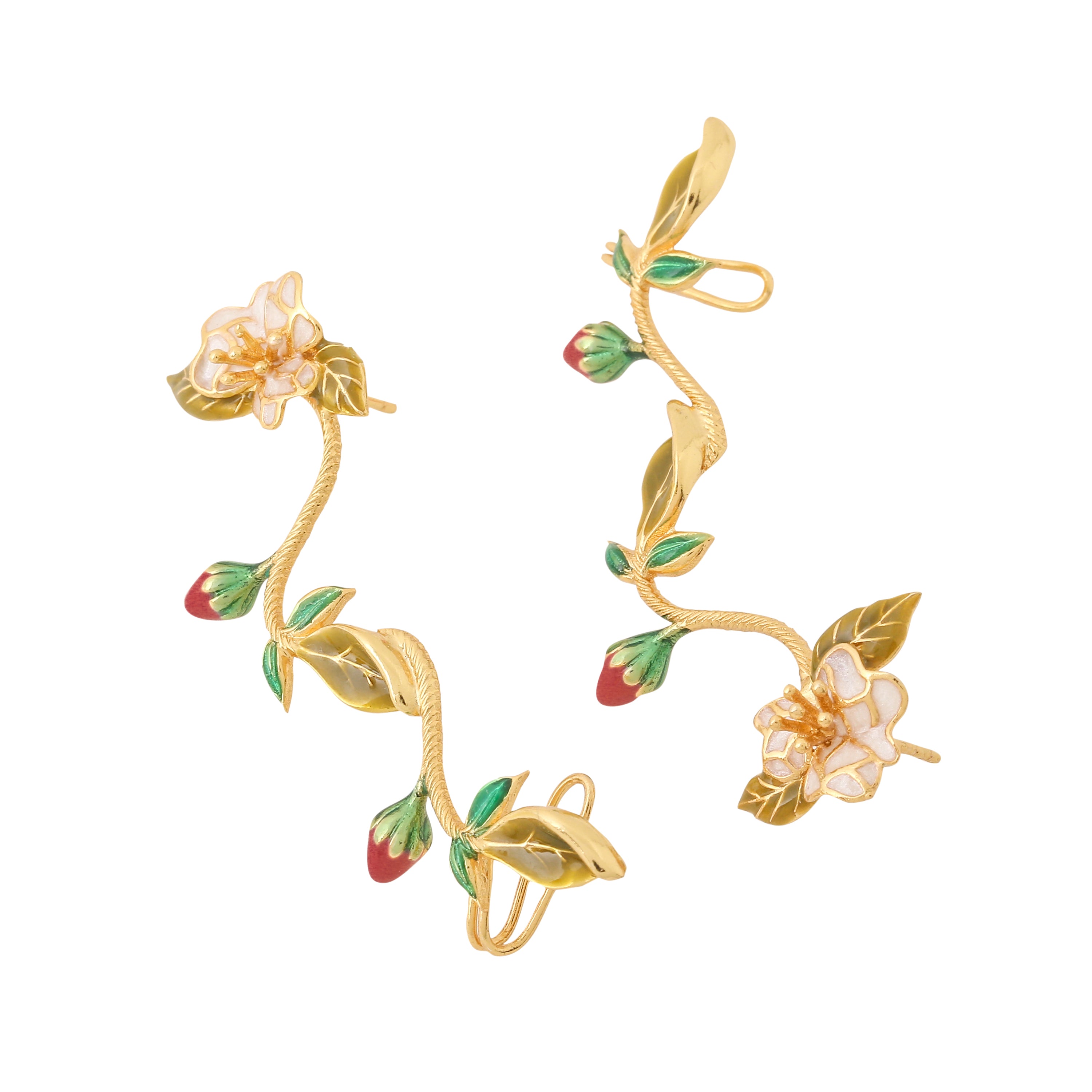 Spring Ear Cuff _side view