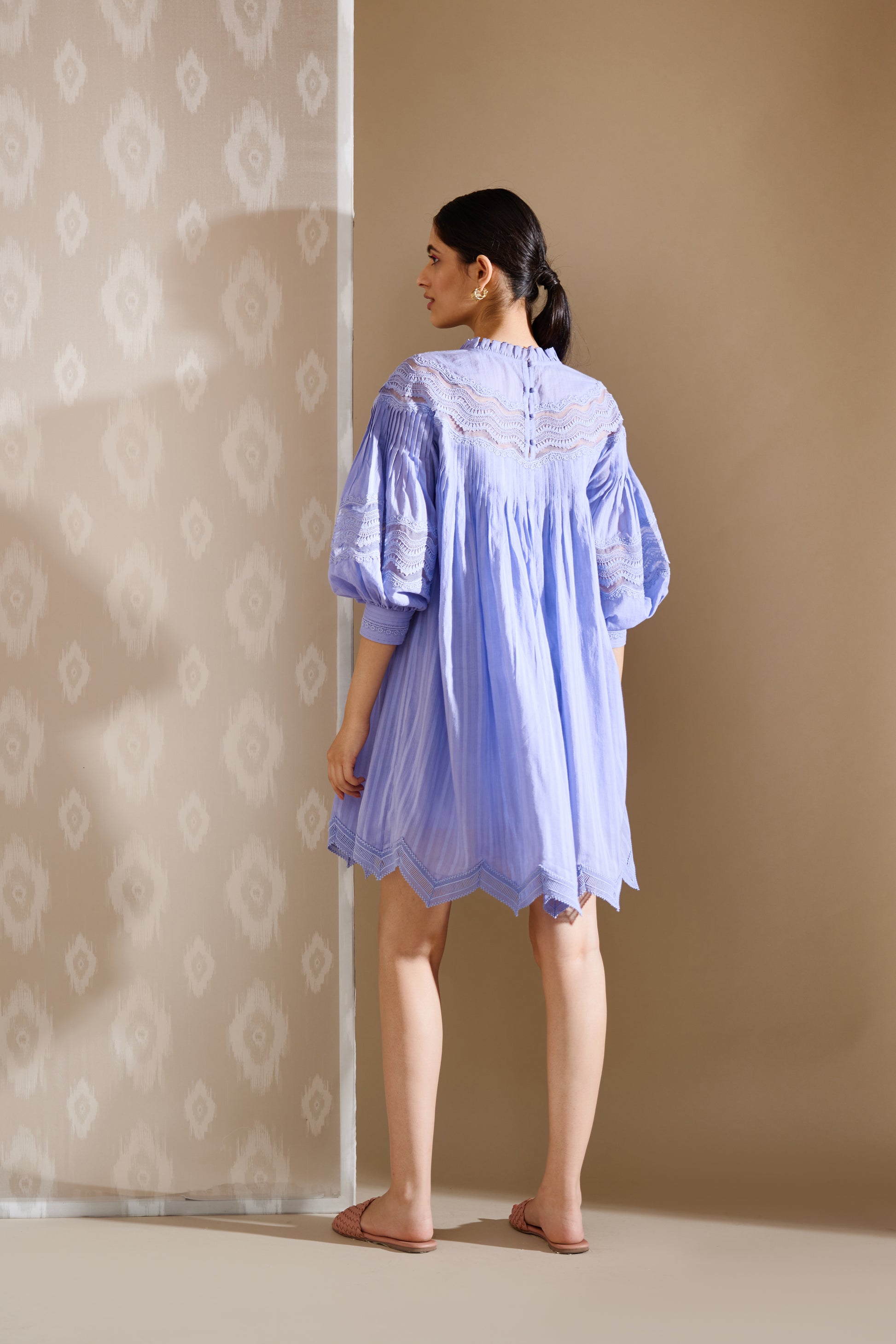 Lea Lace Dress, Women's lace summer dress, back