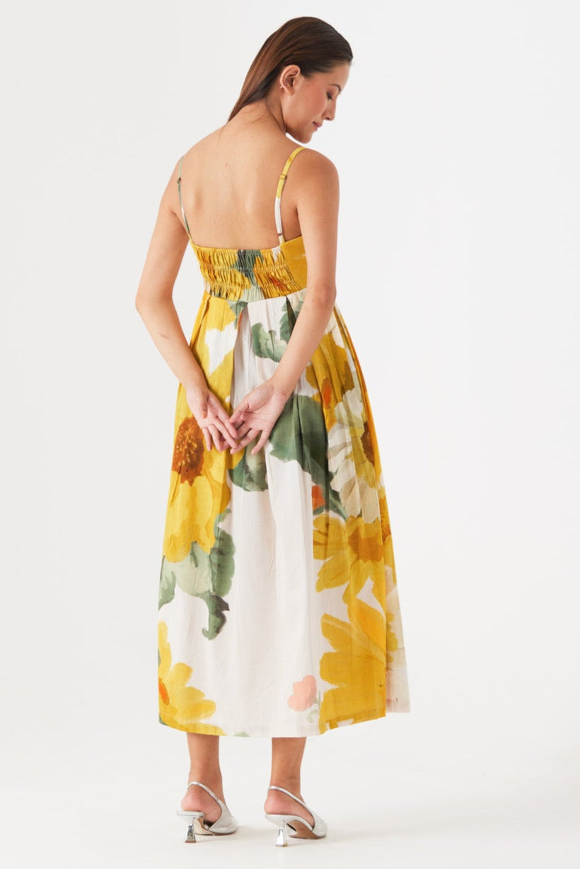 Mimosa Bralette Dress, women's summer dress, back