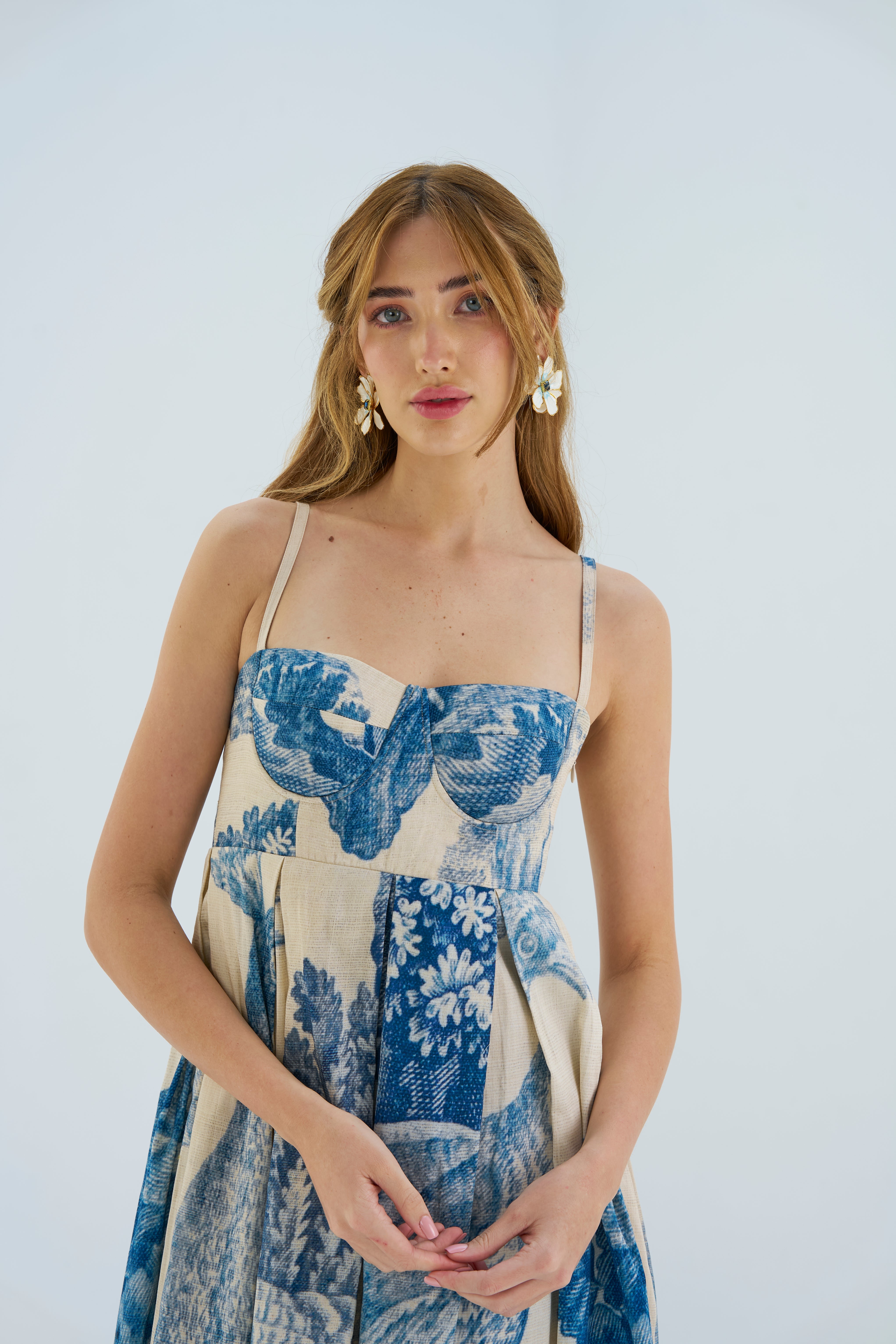 lace bralette dress Modal Lace-Trim Midaxi Dress in Butter Yellow - XXL