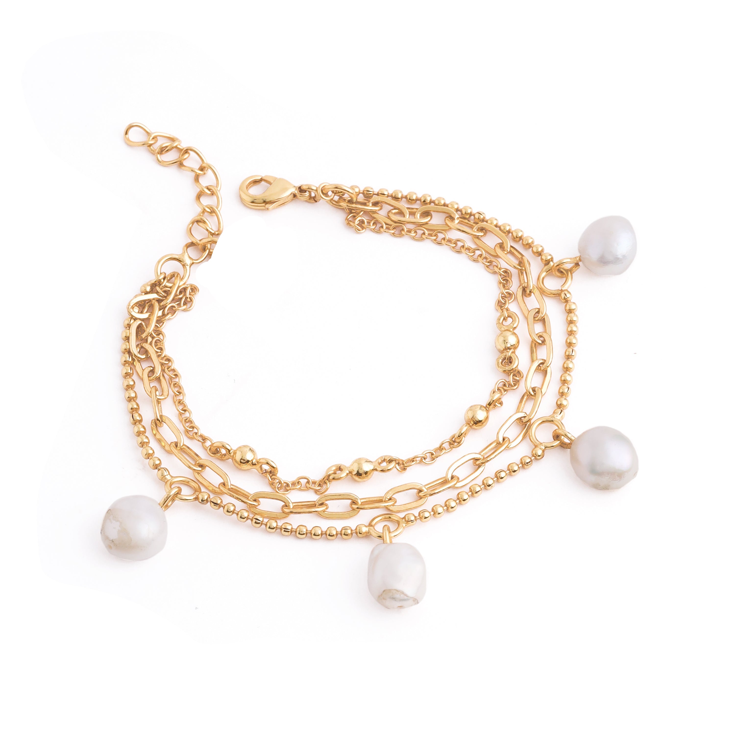 Multi Layer Pearl Bracelet