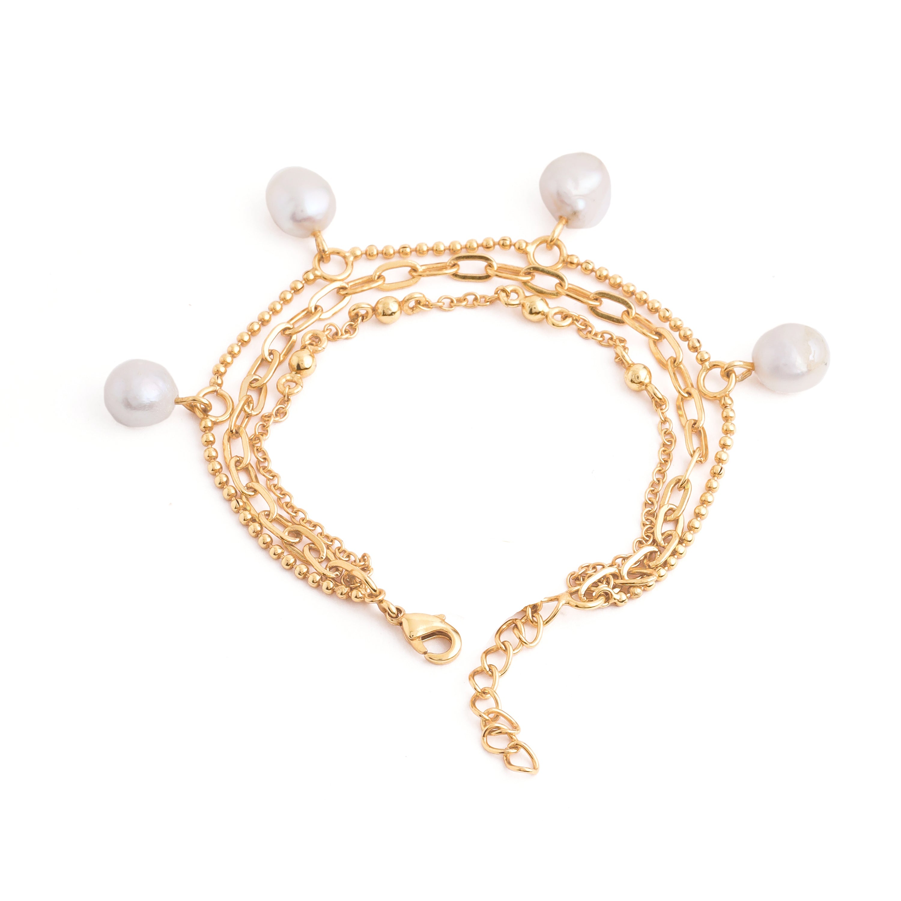 Multi Layer Pearl Bracelet