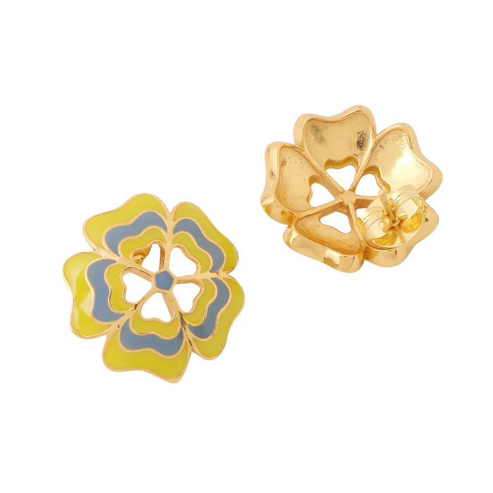 Positano Stud Earrings_Stud earrings_back closure 