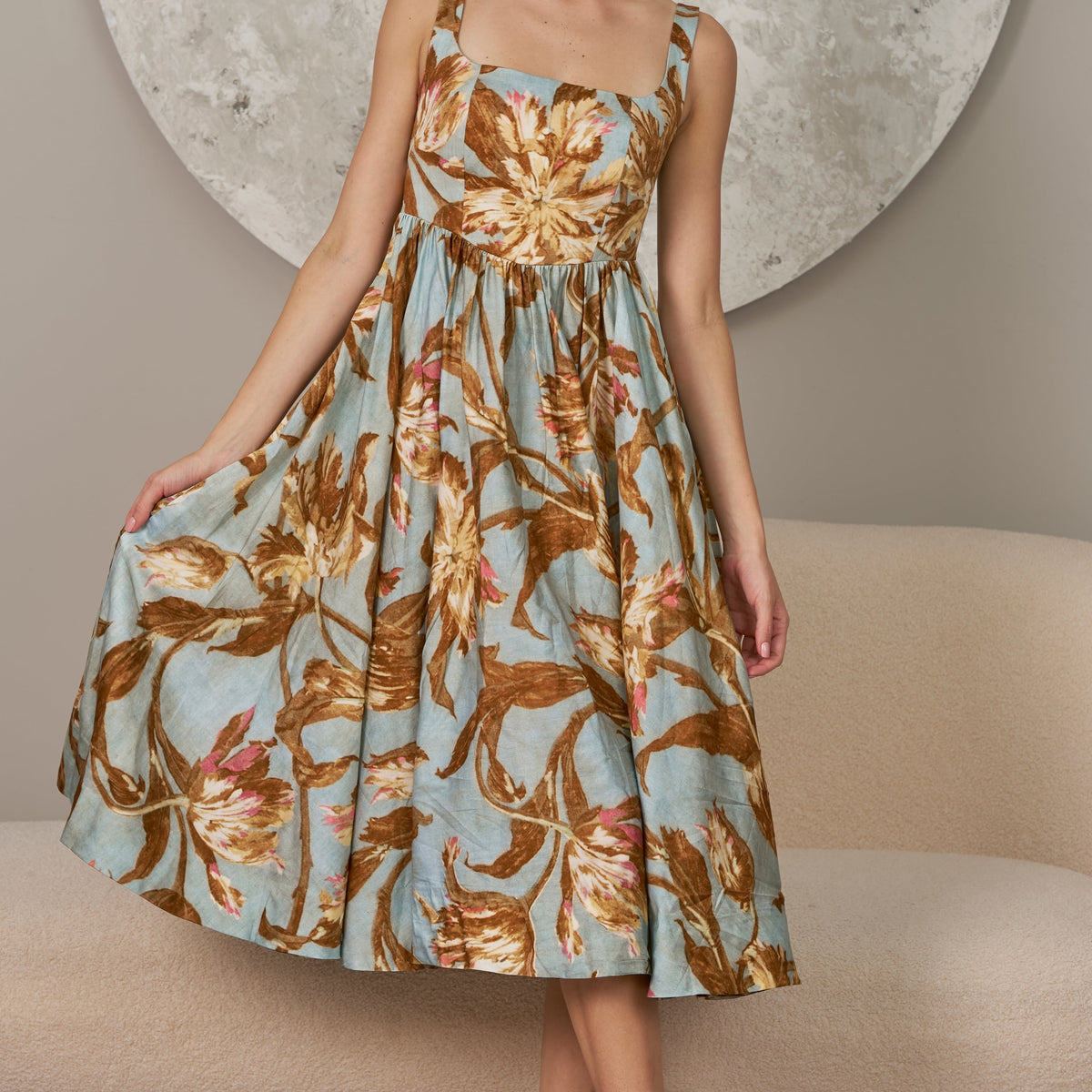 Buy Trevi Floral Midi Dress for Women - Elegant Style