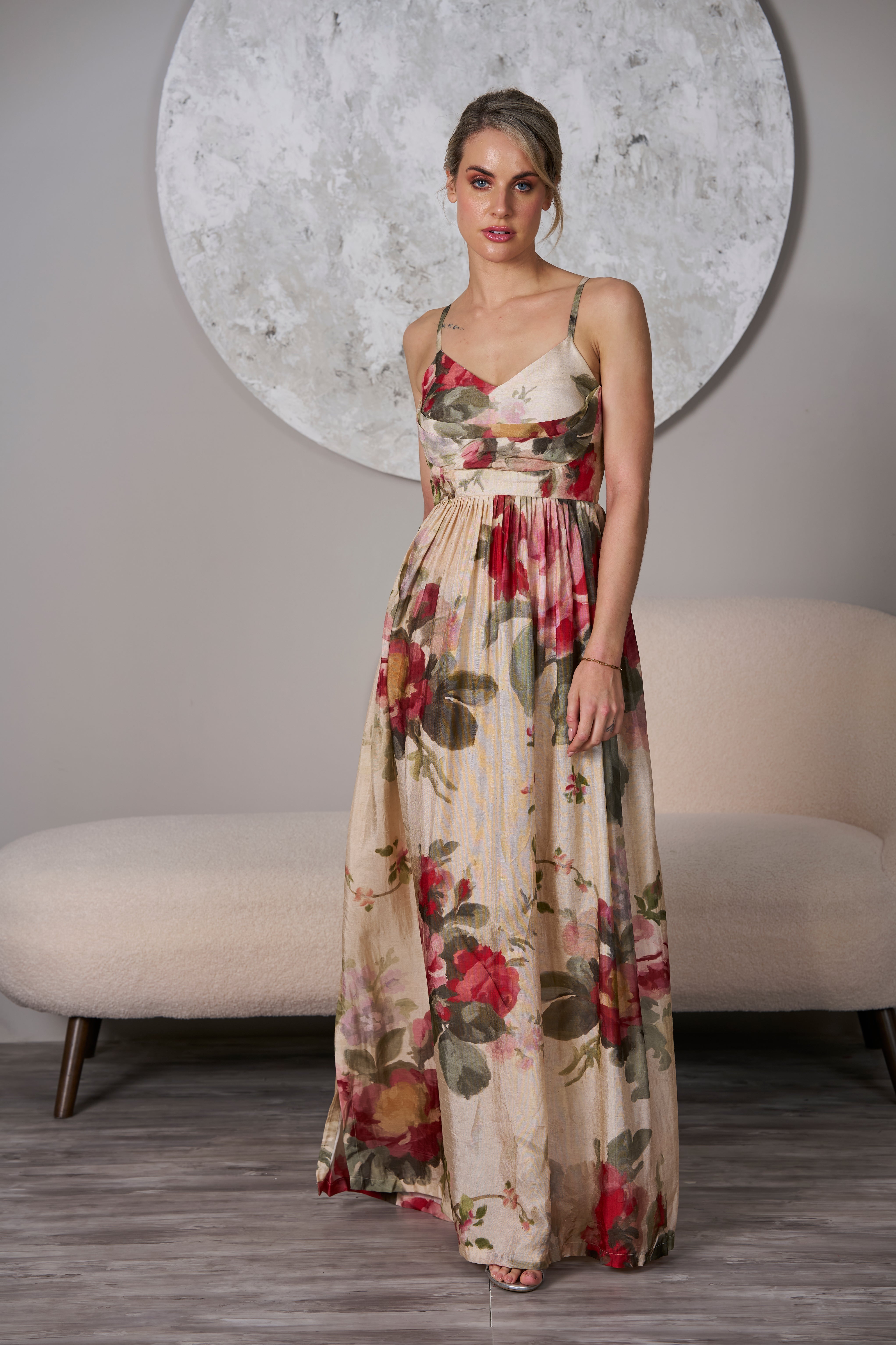Roma Rose Maxi Dress