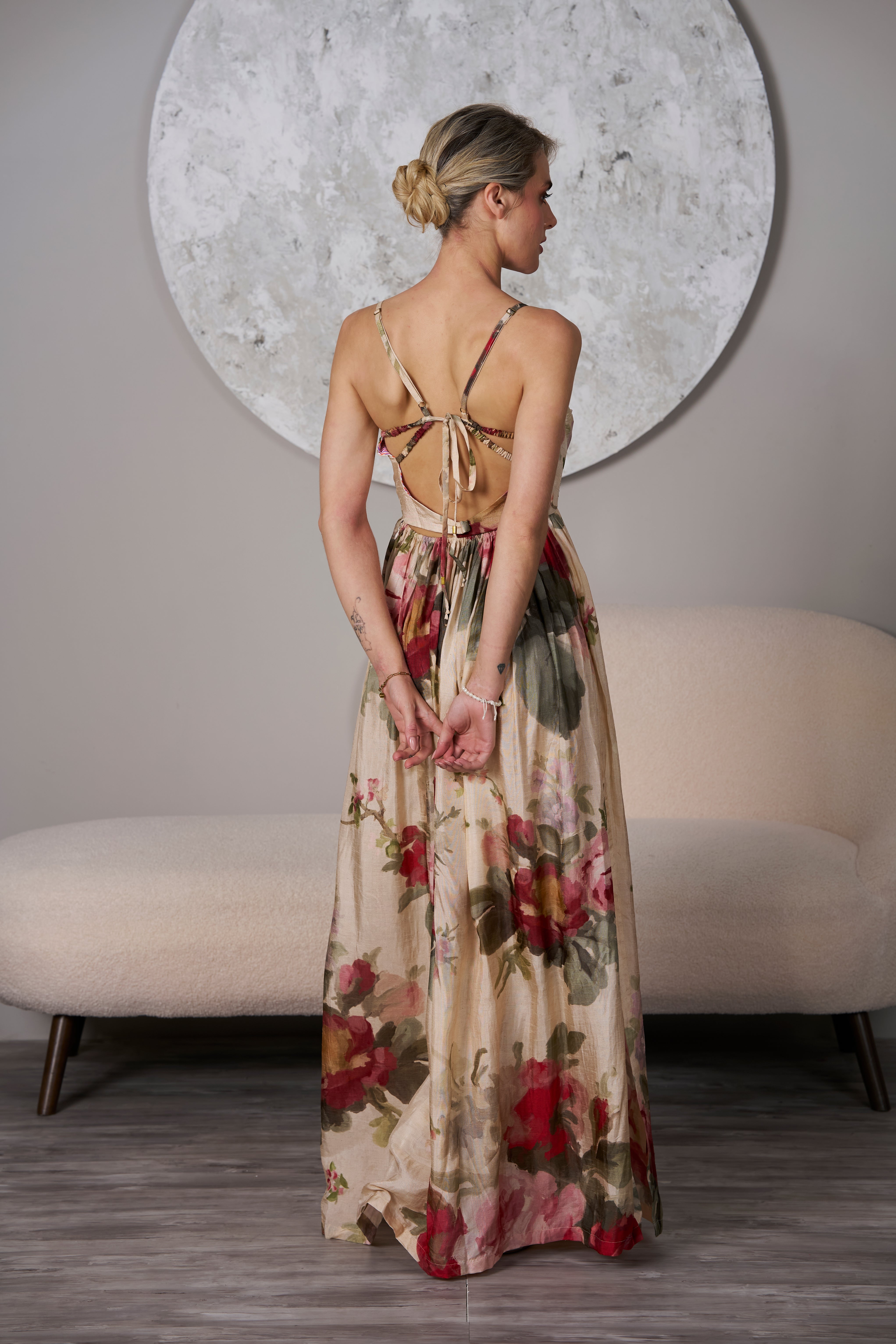 Roma Rose Maxi Dress