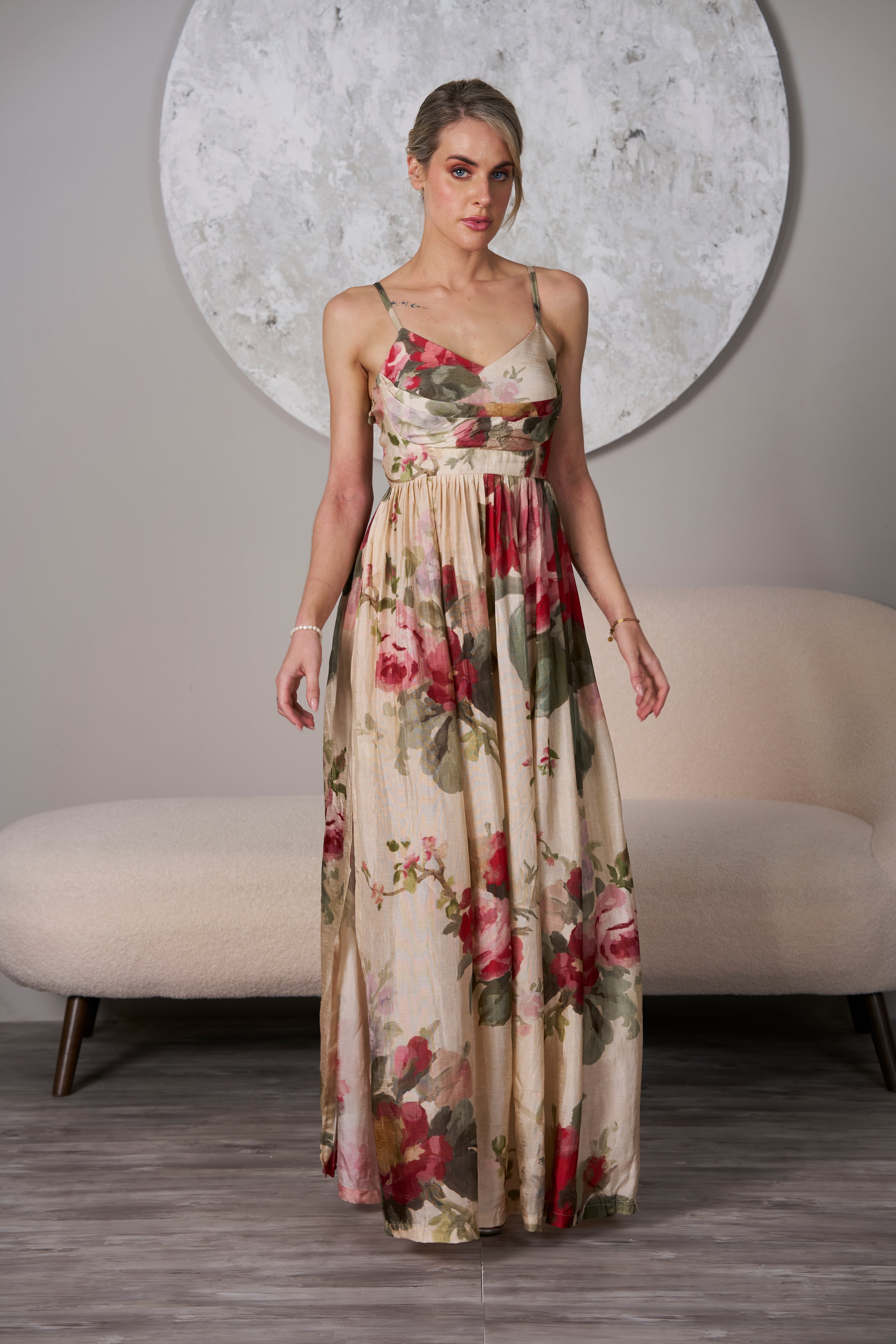 Roma Rose Maxi Dress