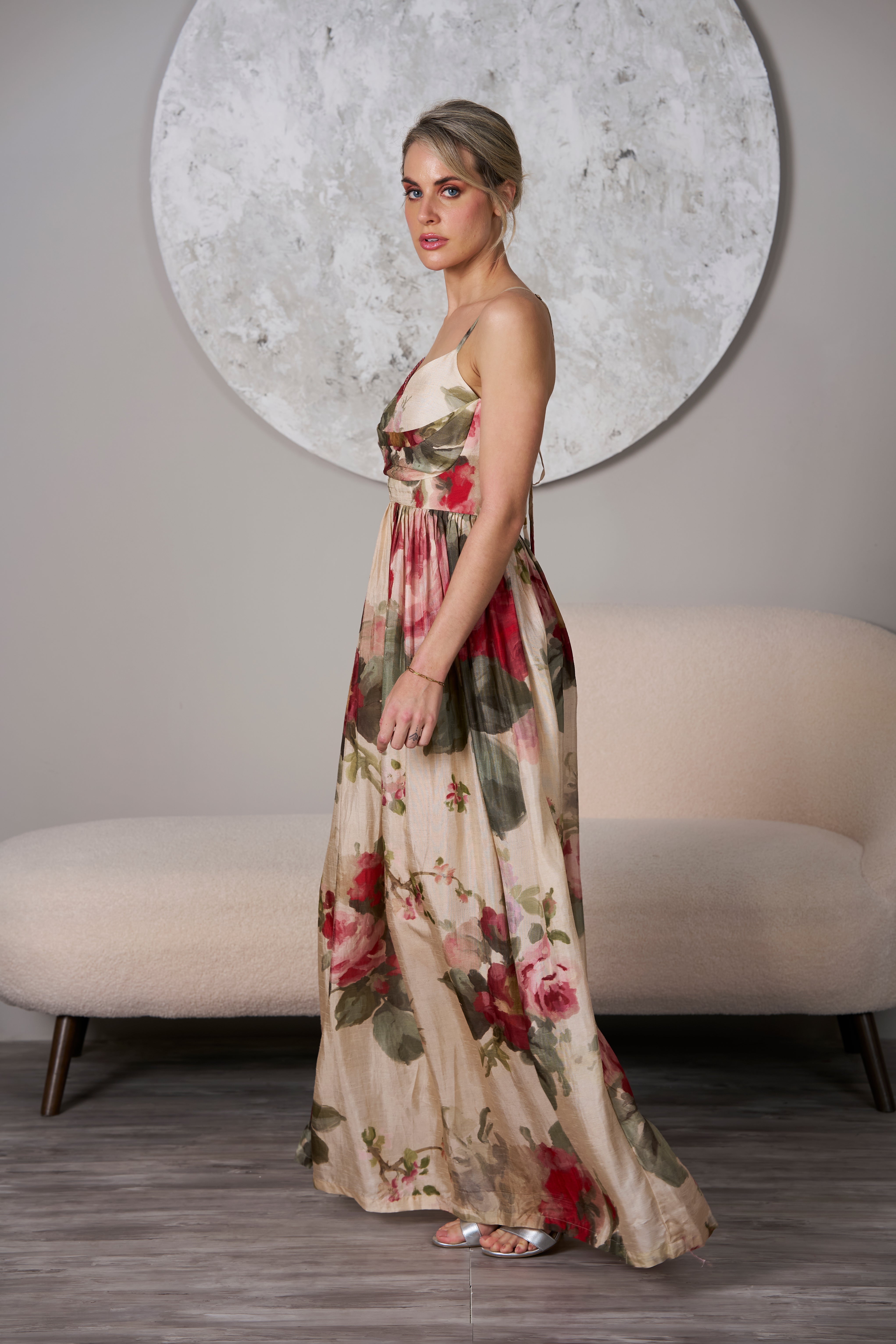 Roma Rose Maxi Dress
