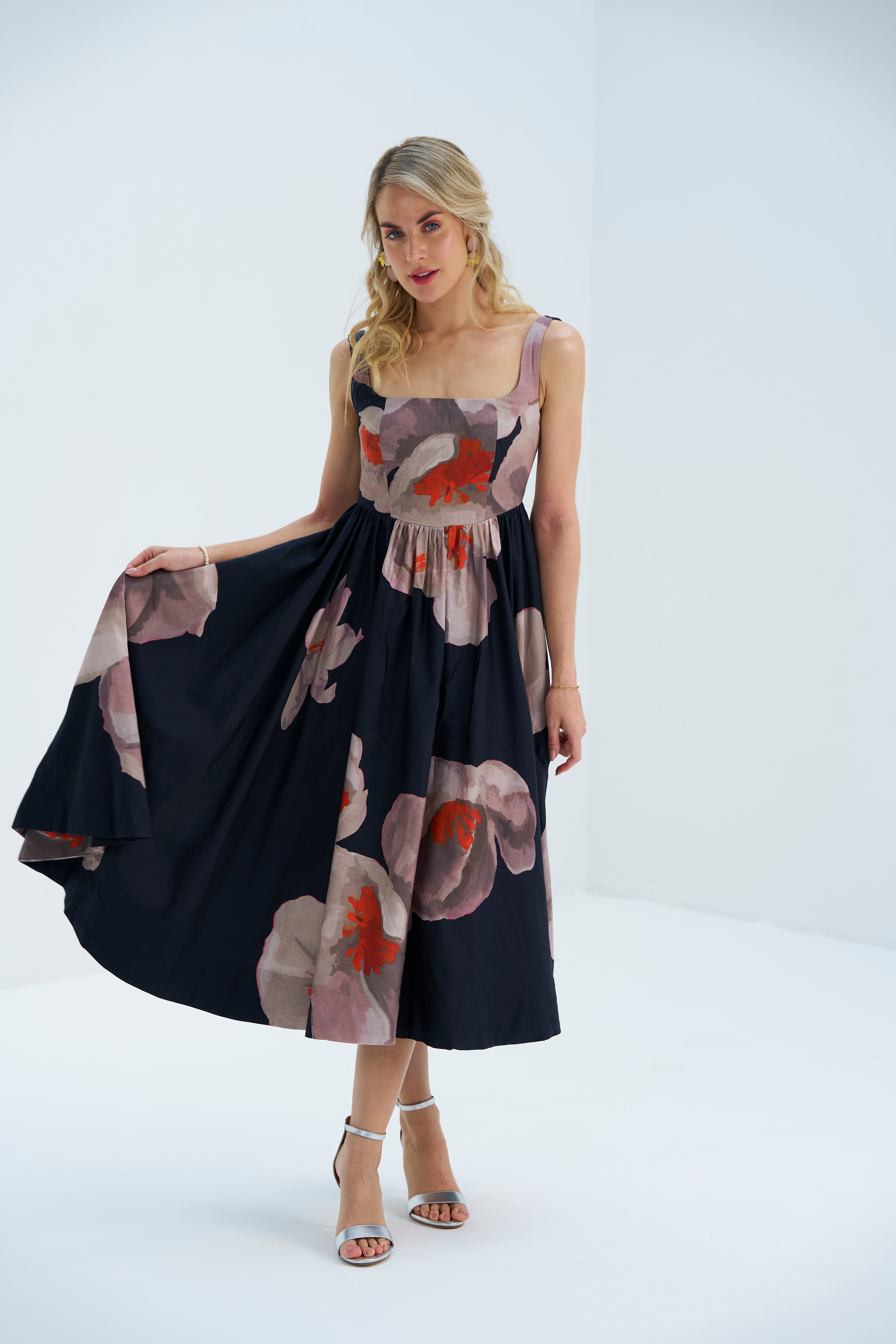 AZU MIDI DRESS FOR WOMEN