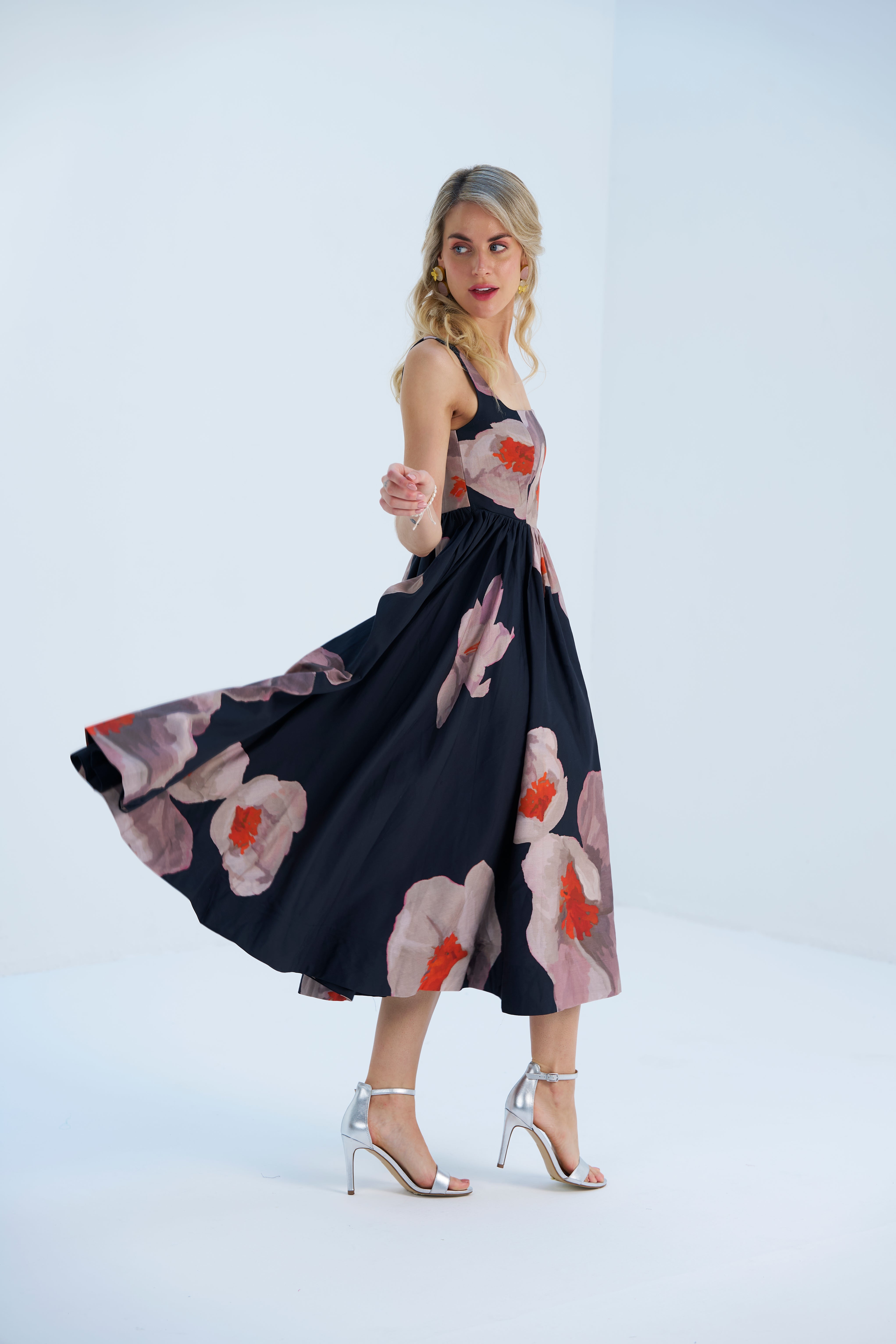 AZU MIDI DRESS FOR WOMEN