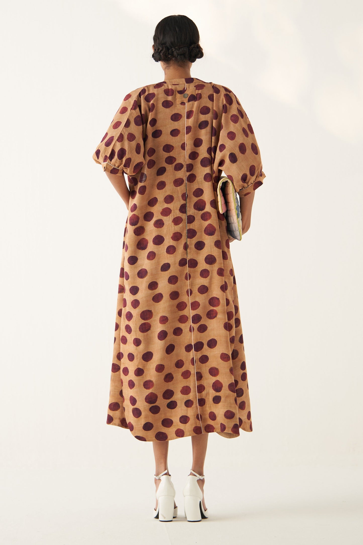 Sundae Polka Aline Tunic Dress, womens dress, back