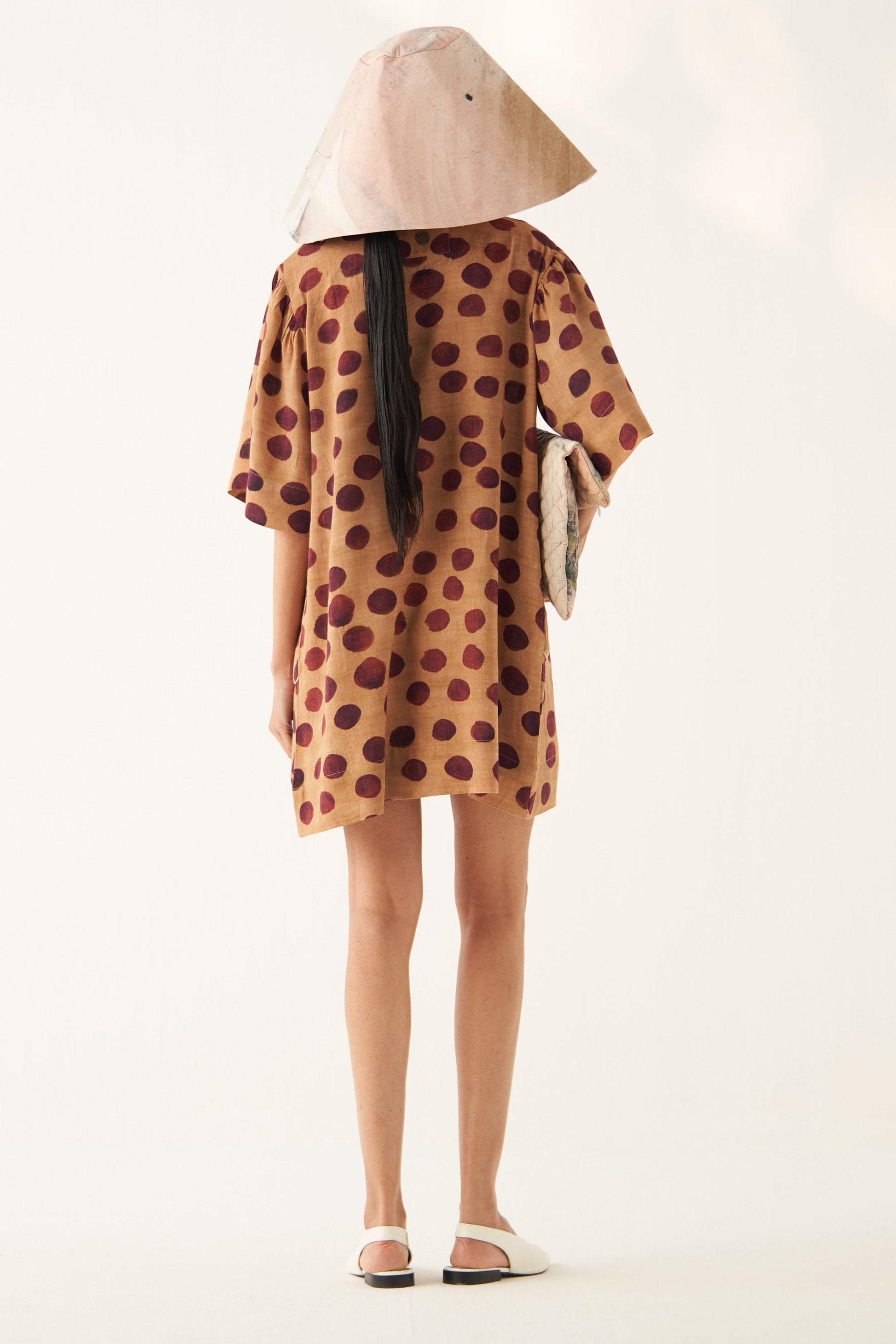Sundae Polka Beach Dress, womens dress, back
